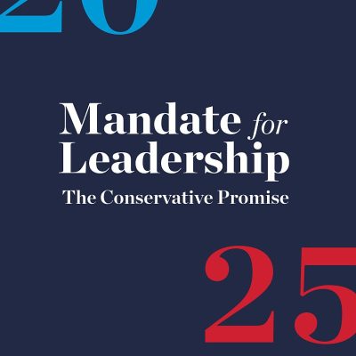 The main Project 2025 document, published April 21, 2023