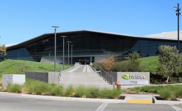 Entrance of Endeavor headquarters building in 2018