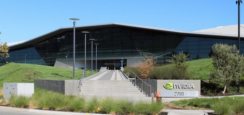 Entrance of Endeavor headquarters building in 2018