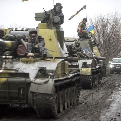 Monitorizarea OSCE a deplasării armamentului greu în estul Ucrainei.