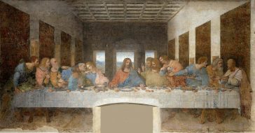 Cina cea de Taină. Artist: Leonardo da Vinci.