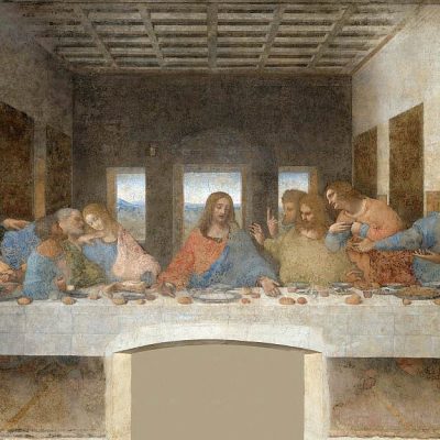 Cina cea de Taină. Artist: Leonardo da Vinci.