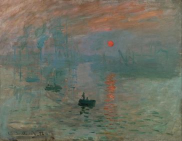 Impresie răsărit de soare. Artist: Claude Monet