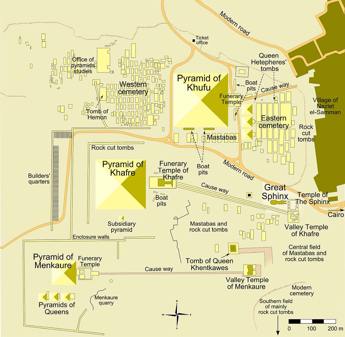 Redarea Complexului Piramidei de la Giza, Egipt