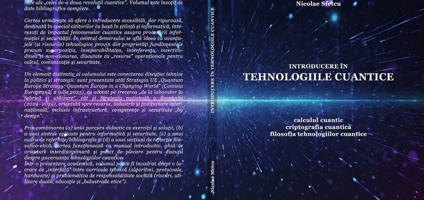 Introducere în tehnologiile cuantice - Calculul cuantic, criptografia cuantică, filosofia tehnologiilor cuantice