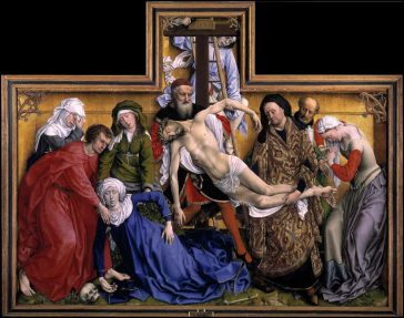 Coborârea de pe Cruce (Depunerea). Artist: Rogier van der Weyden