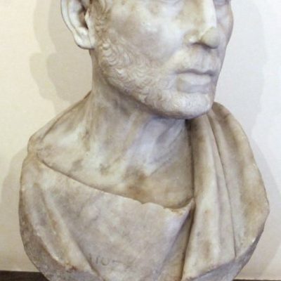 Posidonius, ancient Roman busts in the Museo Archeologico