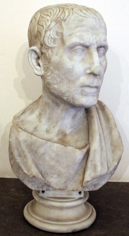Posidonius, ancient Roman busts in the Museo Archeologico