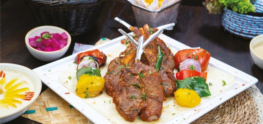 Lamb chops platter
