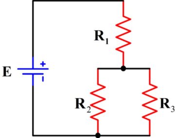 rezistența totală într-un circuit serie/paralel