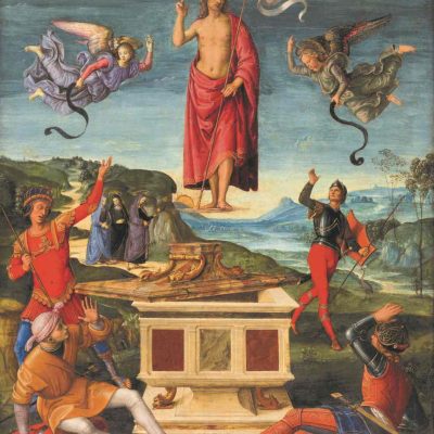 Resurrection of Jesus Christ (Kinnaird Resurrection) by Raphael, 1502