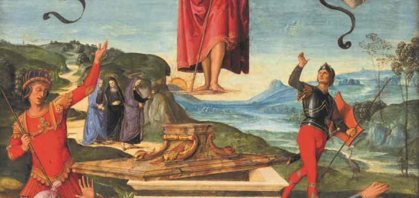 Resurrection of Jesus Christ (Kinnaird Resurrection) by Raphael, 1502